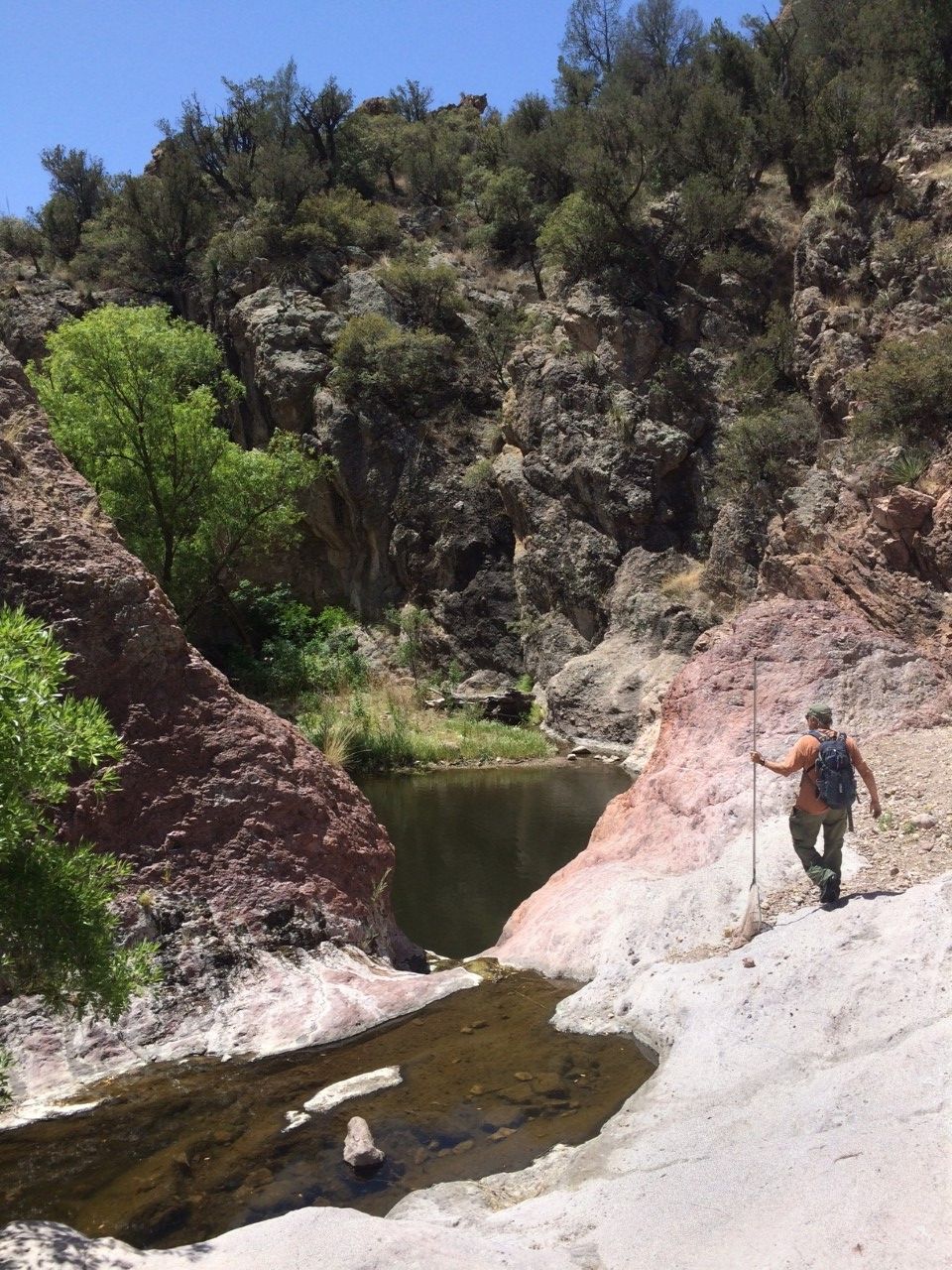 Mike Sredl in Sycamore Canyon
